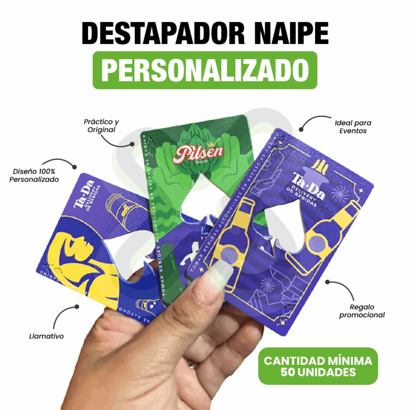LLAVERO DESTAPADOR NAIPEMETALICO ZAMAK