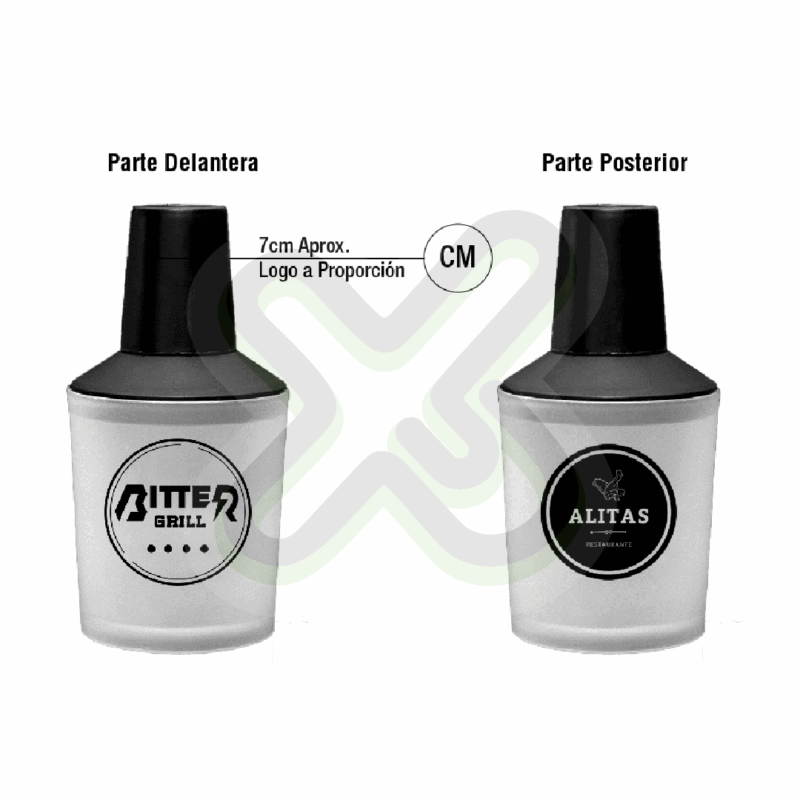 SHAKER CON VASO PAVONADO 12onz CON LOGO PUBLICITARIO - Image 2