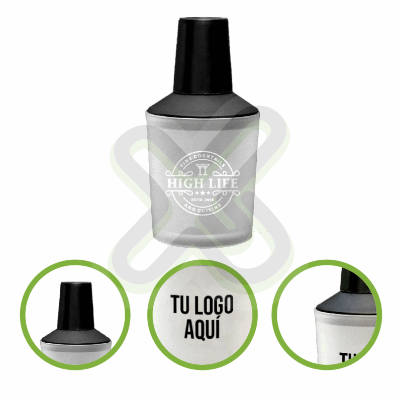 SHAKER CON VASO PAVONADO 12onz CON LOGO PUBLICITARIO - Image 3