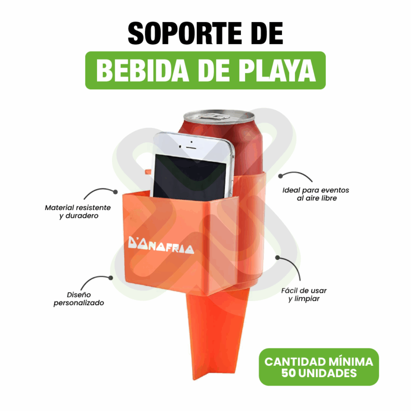 SOPORTE DE BEBIDA DE PLAYA