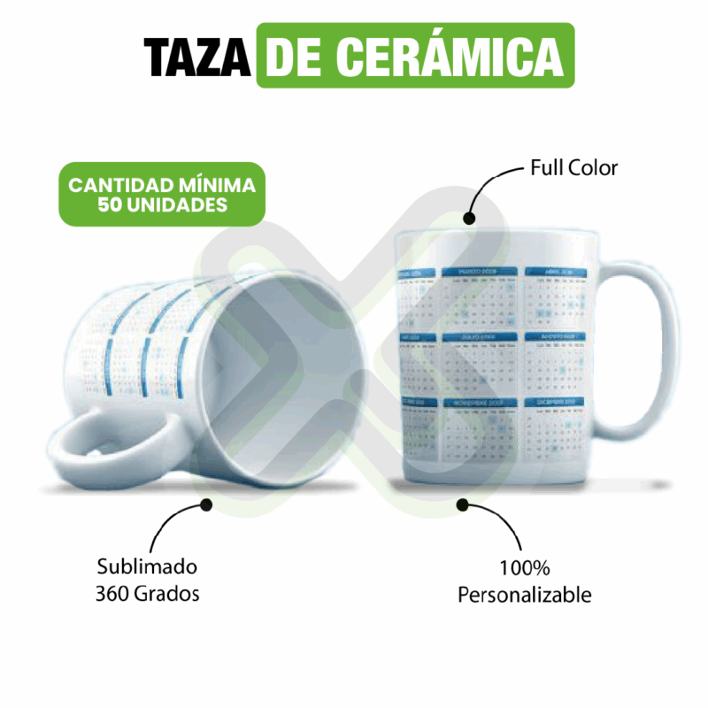 TAZA CERÁMICA AAA 11OZ.