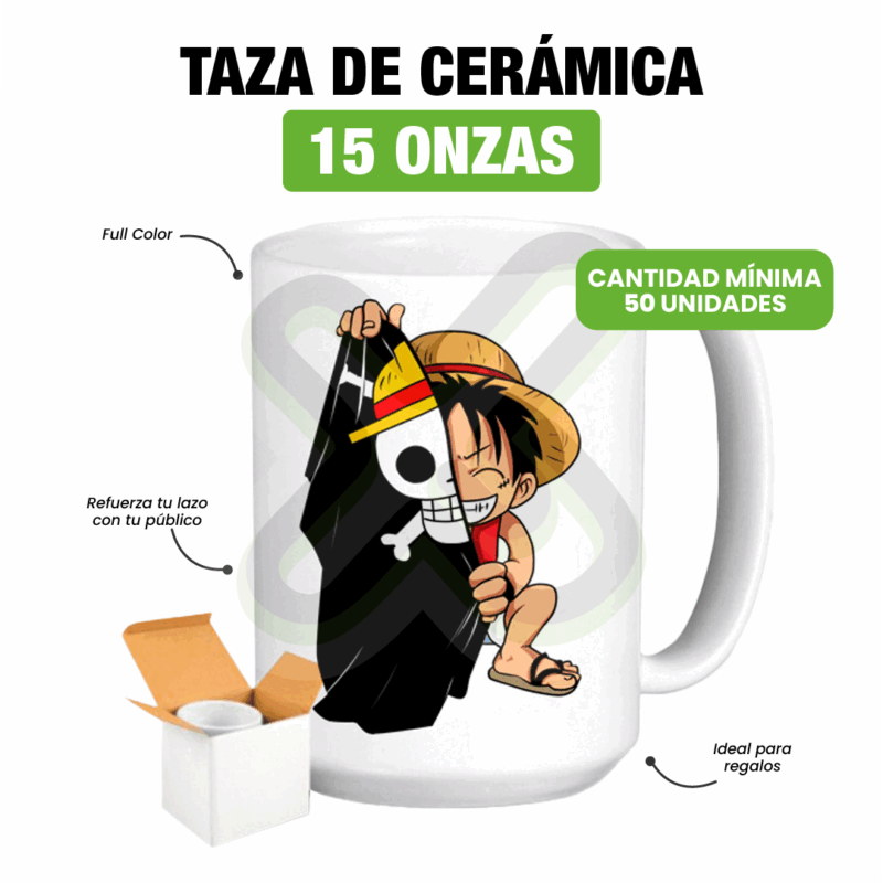 TAZA CERÁMICA AAA 15OZ.