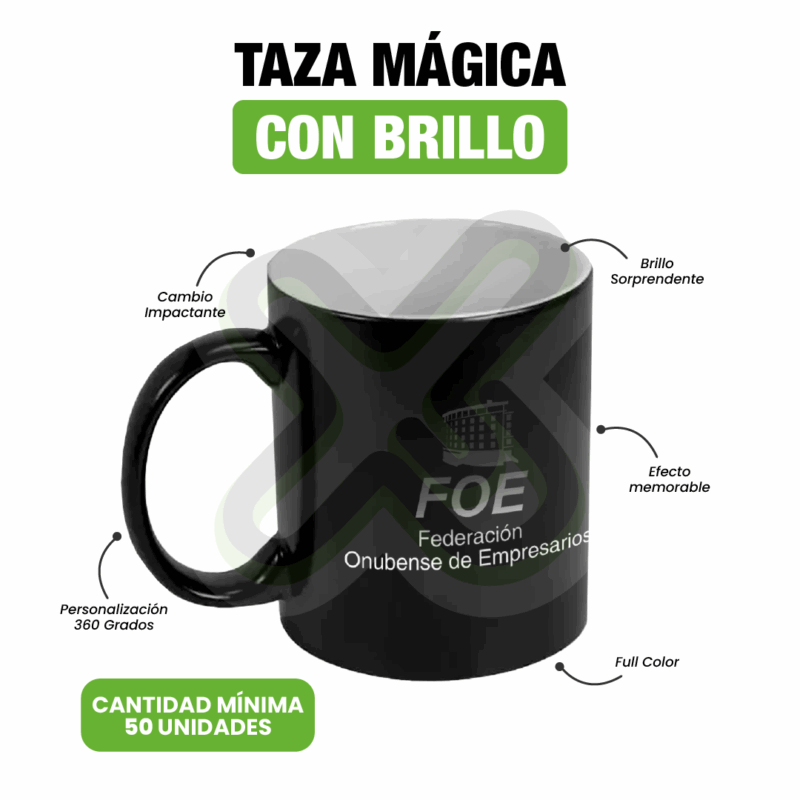 TAZA MAGICA CON BRILLO