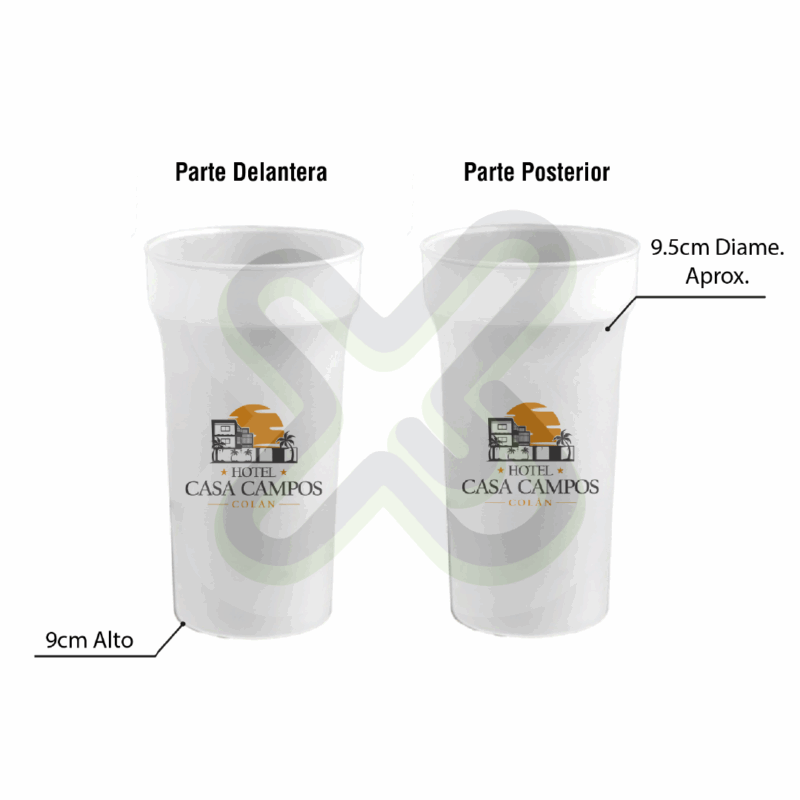 VASO CERVECERO 25 ONZ CON LOGO PUBLICITARIO - Image 2