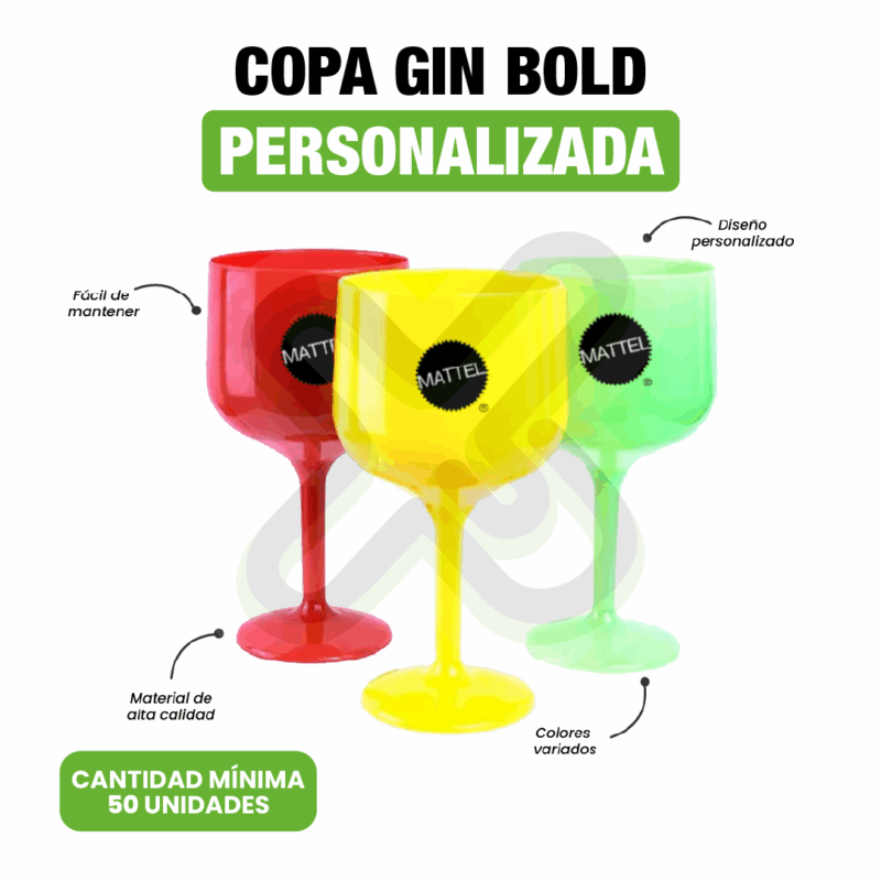 COPAS GIN BOLD PERSONALIZADO