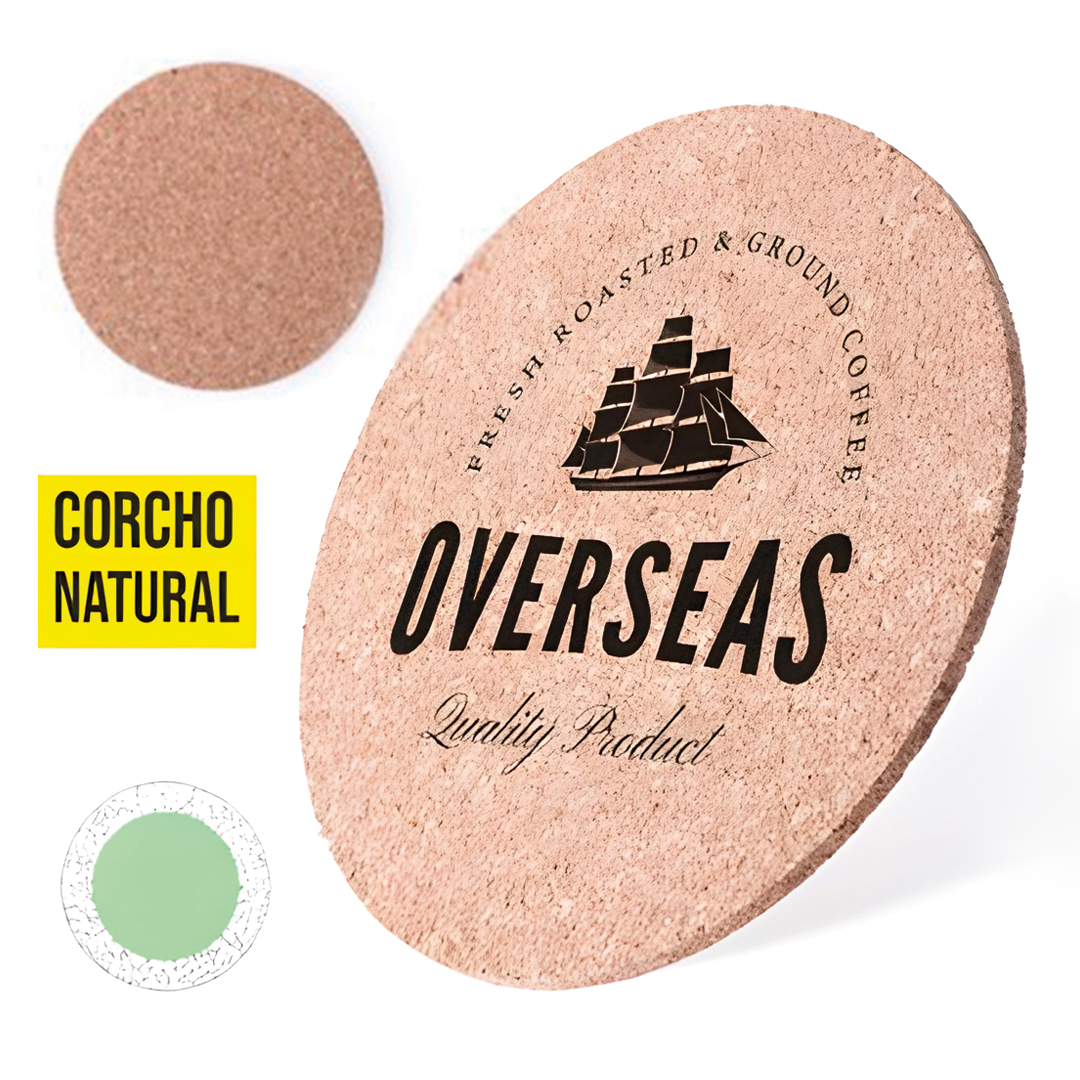 Posavasos de Corcho 9 cm - Image 2