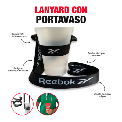 Lanyards con Portavaso