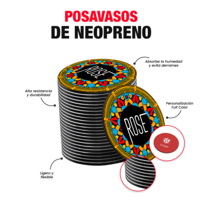 Posavasos de Neopreno
