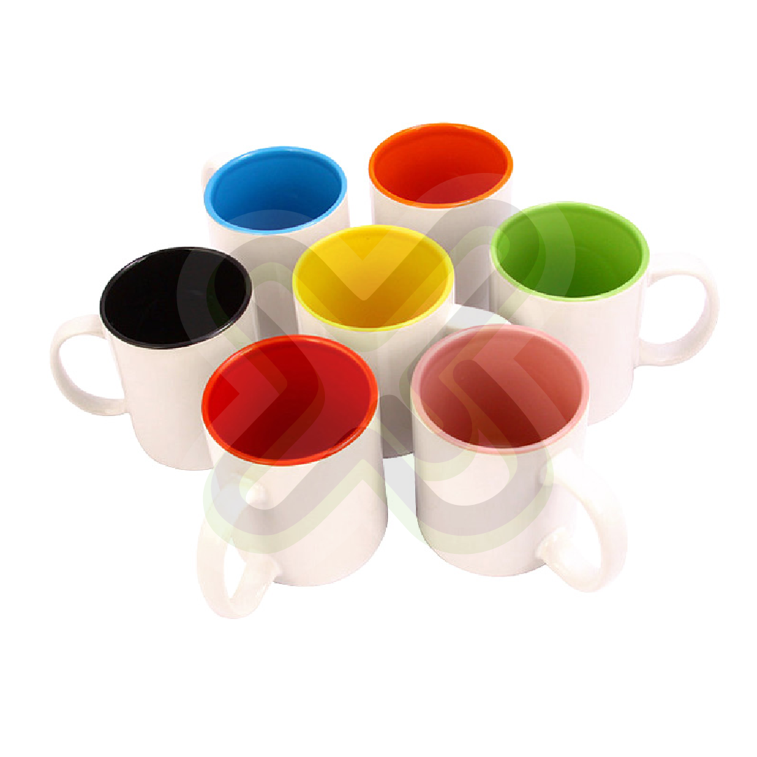 TAZA BLANCA PARA SUBLIMACIÓN COLOR INTERIOR - Image 3