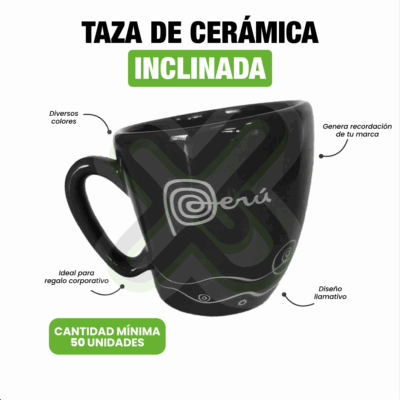 TAZA CERAMICA INCLINADA