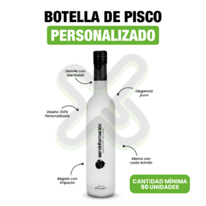 Botella De Pisco Personalizado personalizado para empresas