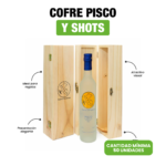 Cofre Para Pisco Y Shots personalizado para empresas