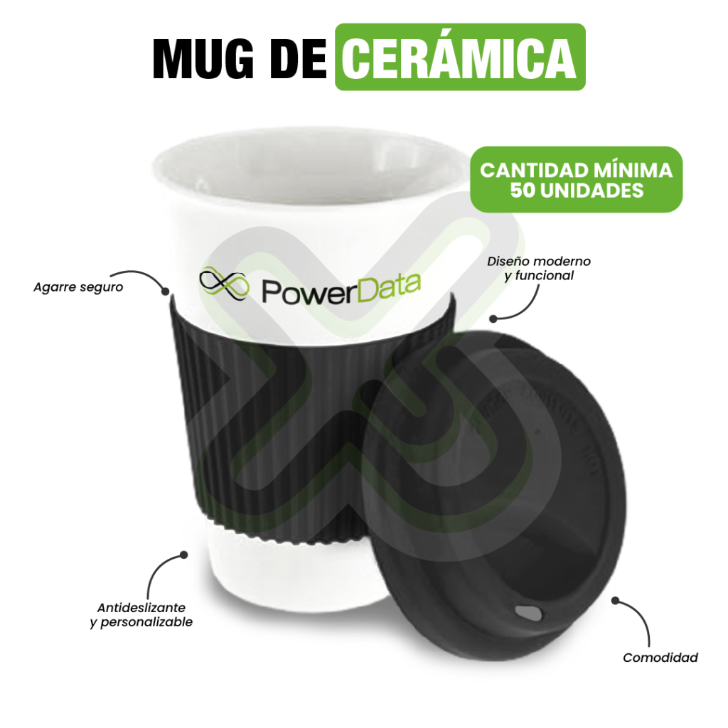 Mug Ceramica Con Agarradera De Silicona personalizado para empresas