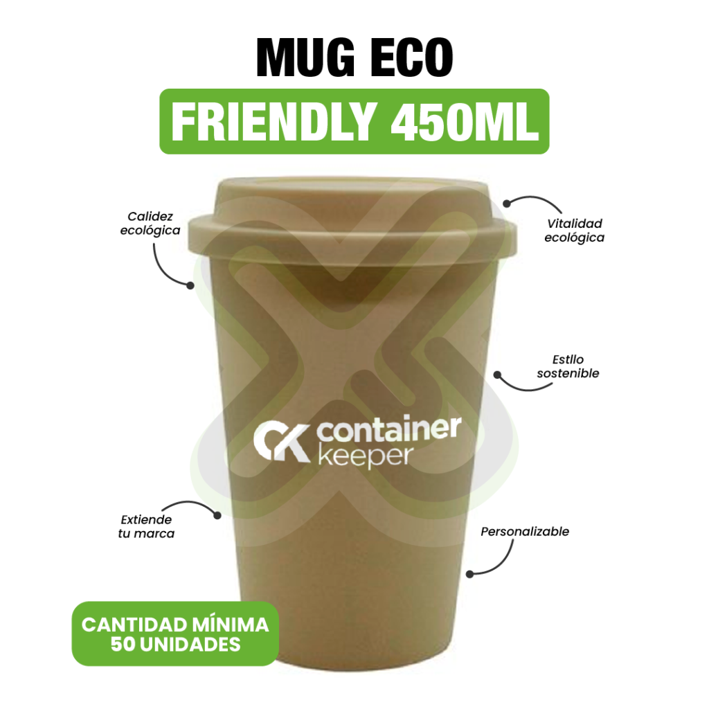 Mug Eco Friendly 450 Ml personalizado para empresas