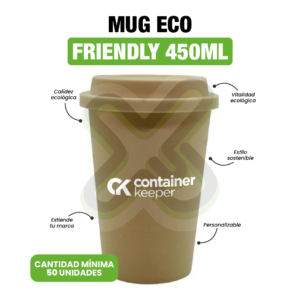 Mug Eco Friendly 450 Ml personalizado para empresas