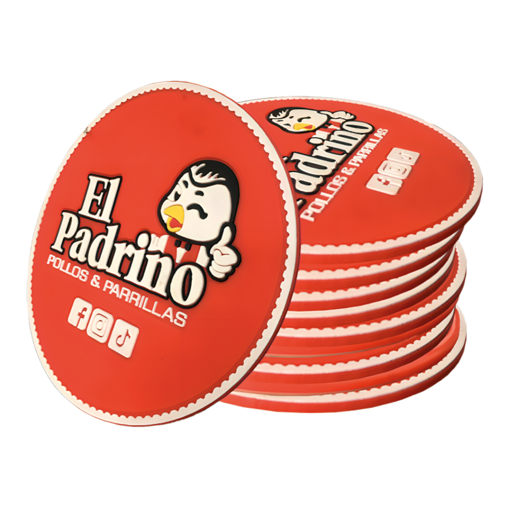 Posavasos De Plastisol personalizado para empresas