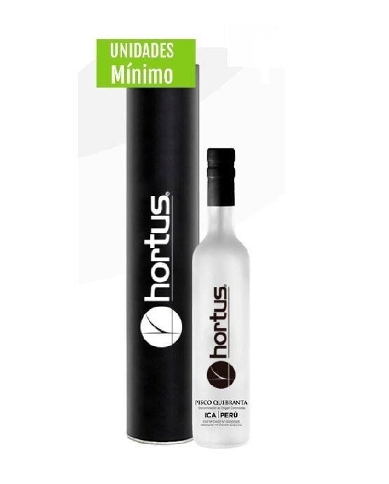 Pisco De 500Ml + Envase Tubular personalizado para empresas