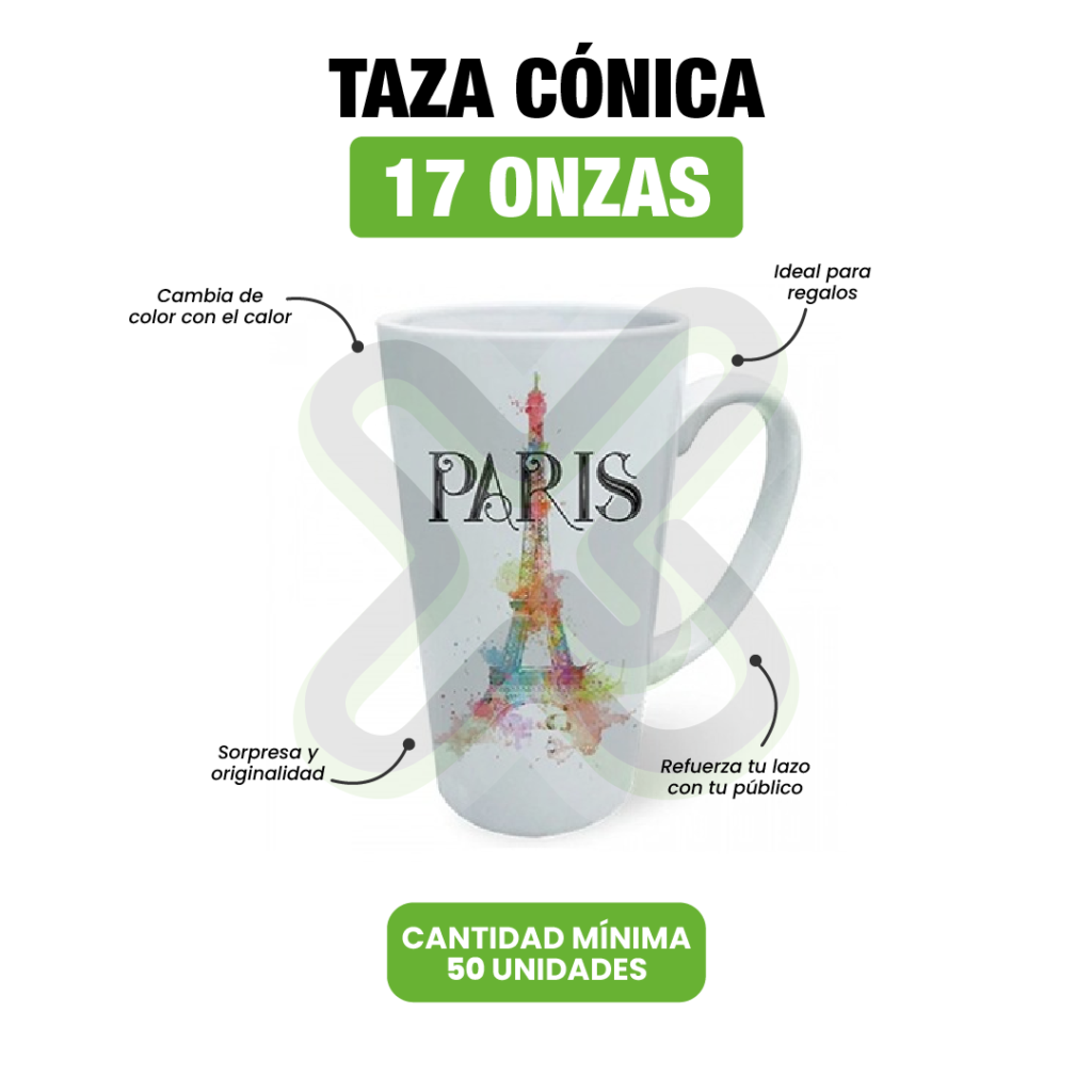 Taza Conica 17Oz. personalizado para empresas