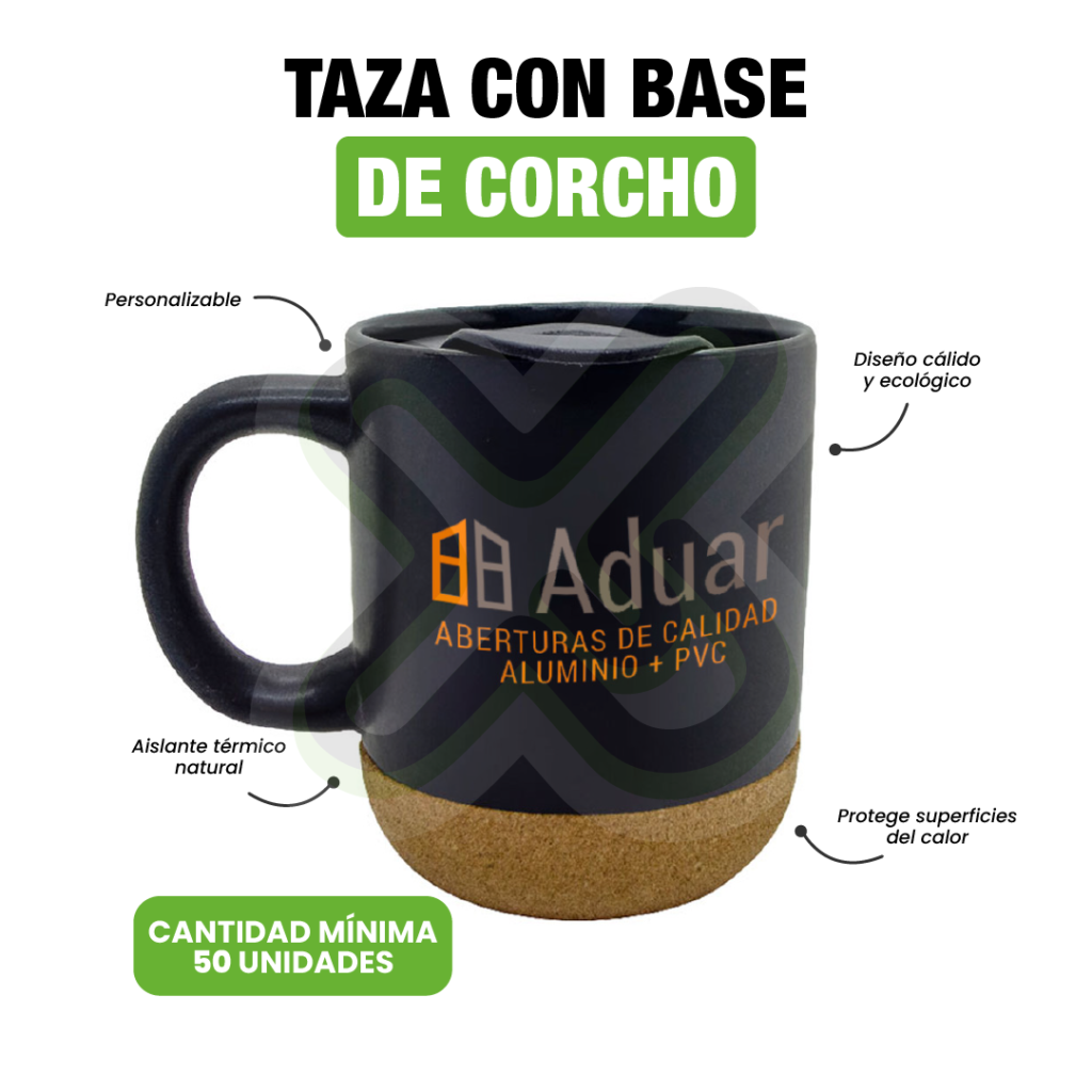 Taza Corch personalizado para empresas