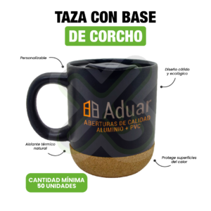 Taza Corch personalizado para empresas