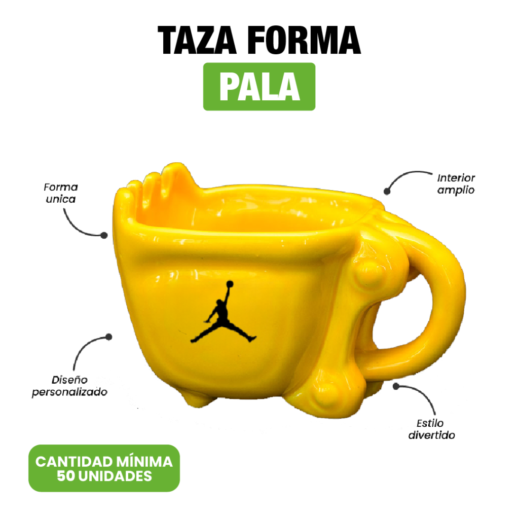 Taza Forma De Pala personalizado para empresas