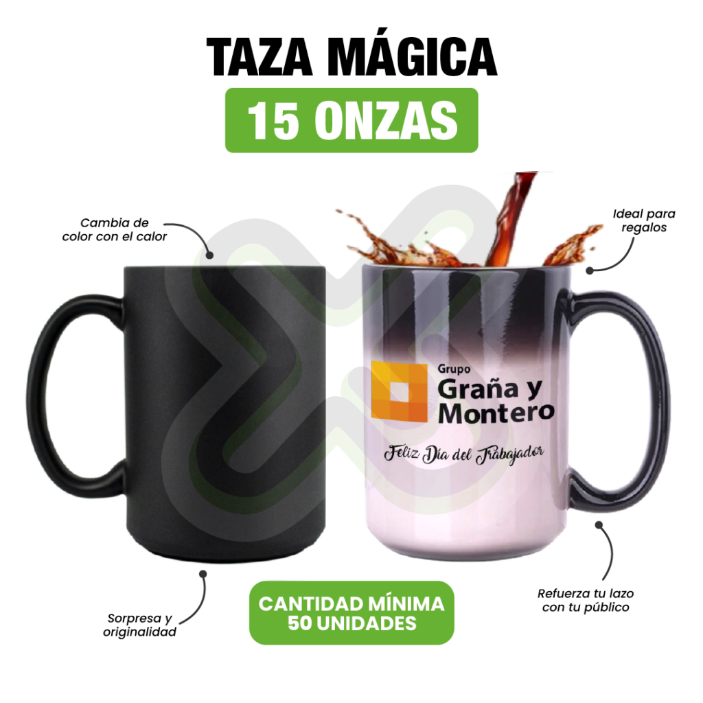 Taza Mágica Con Caja 15Oz. personalizado para empresas