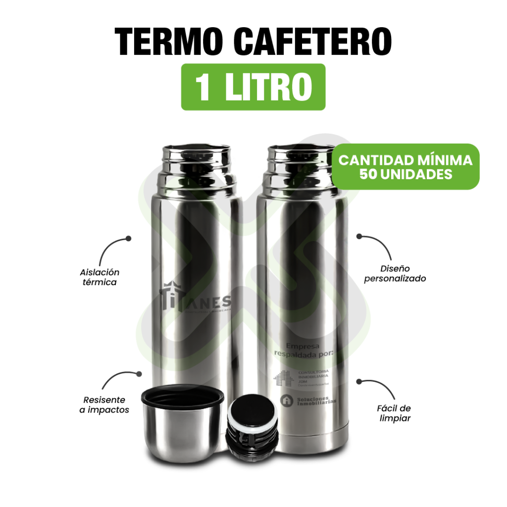 Thermo Cafetero 1L personalizado para empresas