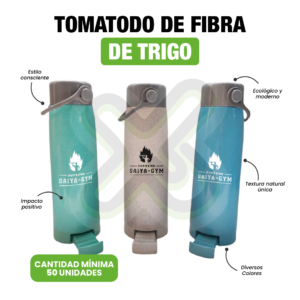 Tomatodo De Fibra De Trigo Con Portacelular personalizado para empresas