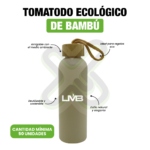 Tomatodo Ecologico De Bamboo personalizado para empresas