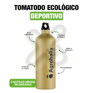 Tomatodo Ecologico Deportivo 750 Ml personalizado para empresas
