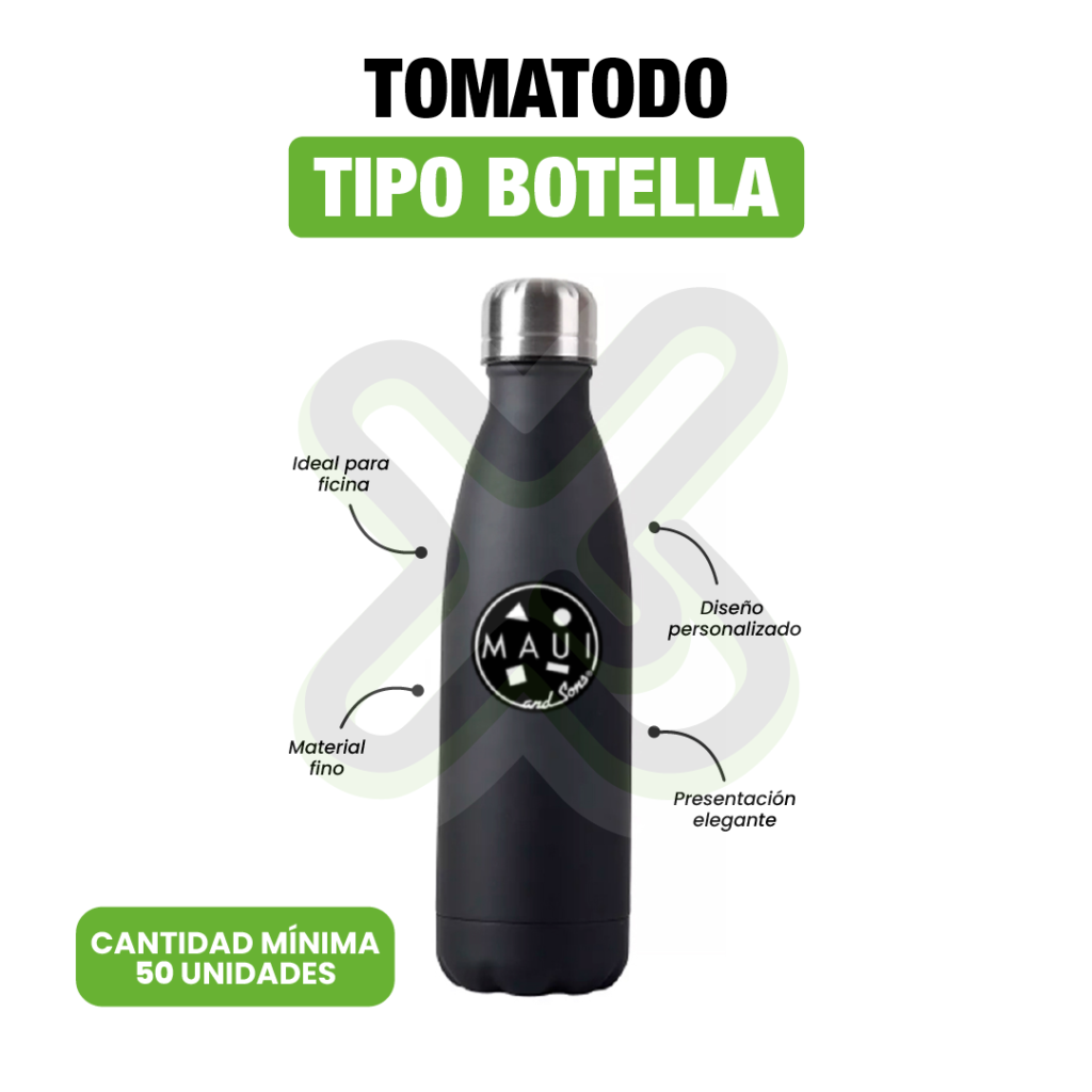 Tomatodo Tipo Botella 350Ml personalizado para empresas
