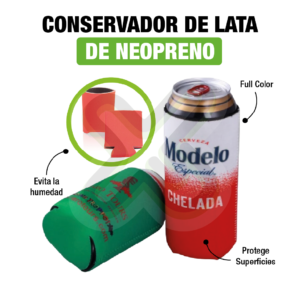 Conservador De Lata En Neopreno personalizado para empresas