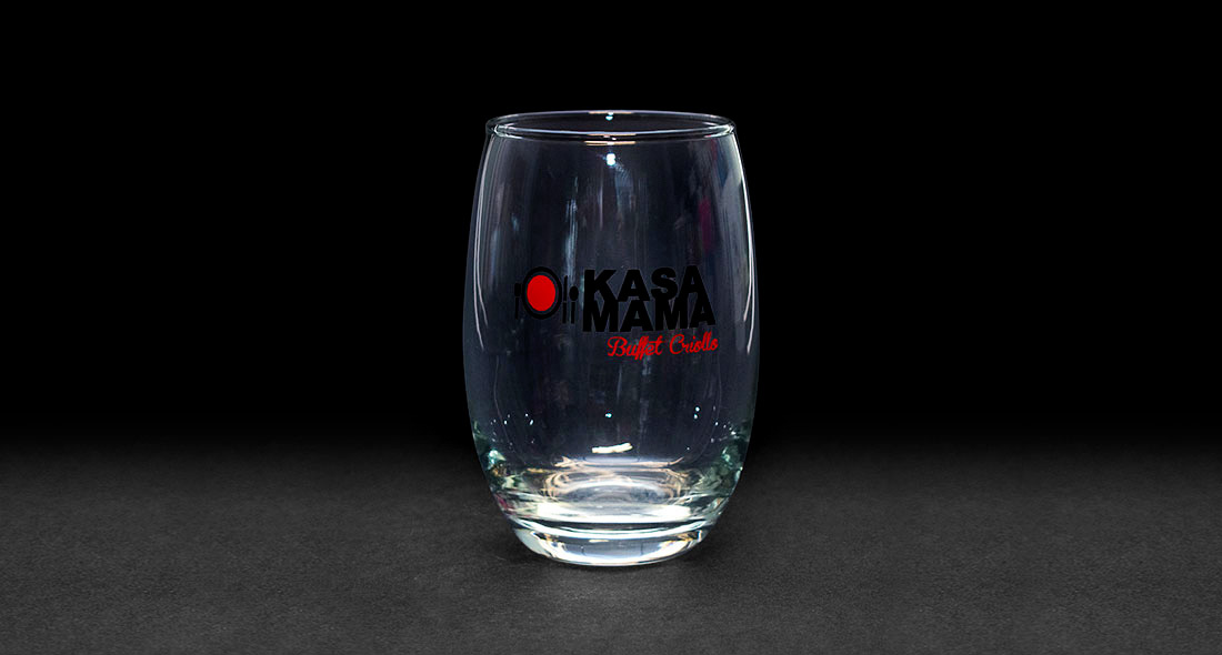 Características de Vasos de Vidrio con Logo
